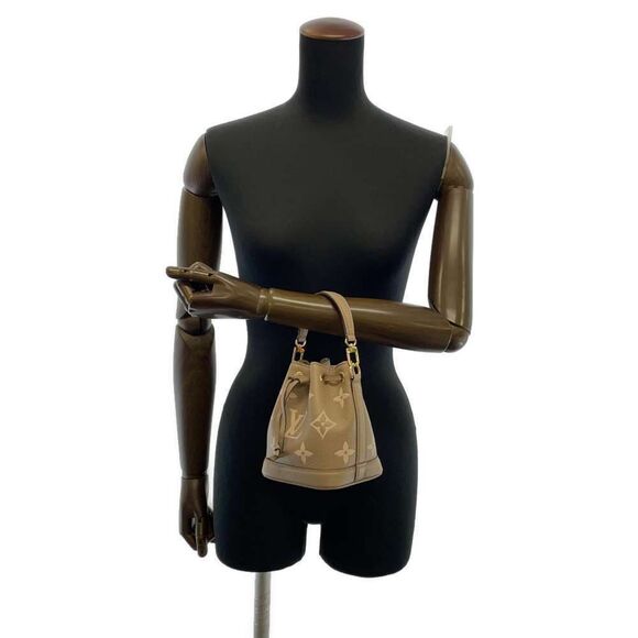 Louis Vuitton Shoulder Bag Bicolor Monogram Implant Nano Noe Handbag - Picture 4 of 6